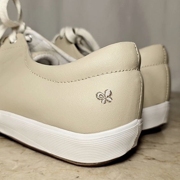 Grasshoppers Womens Tan Leather Lace-up Sneakers Size 9W - Picture 10 of 11